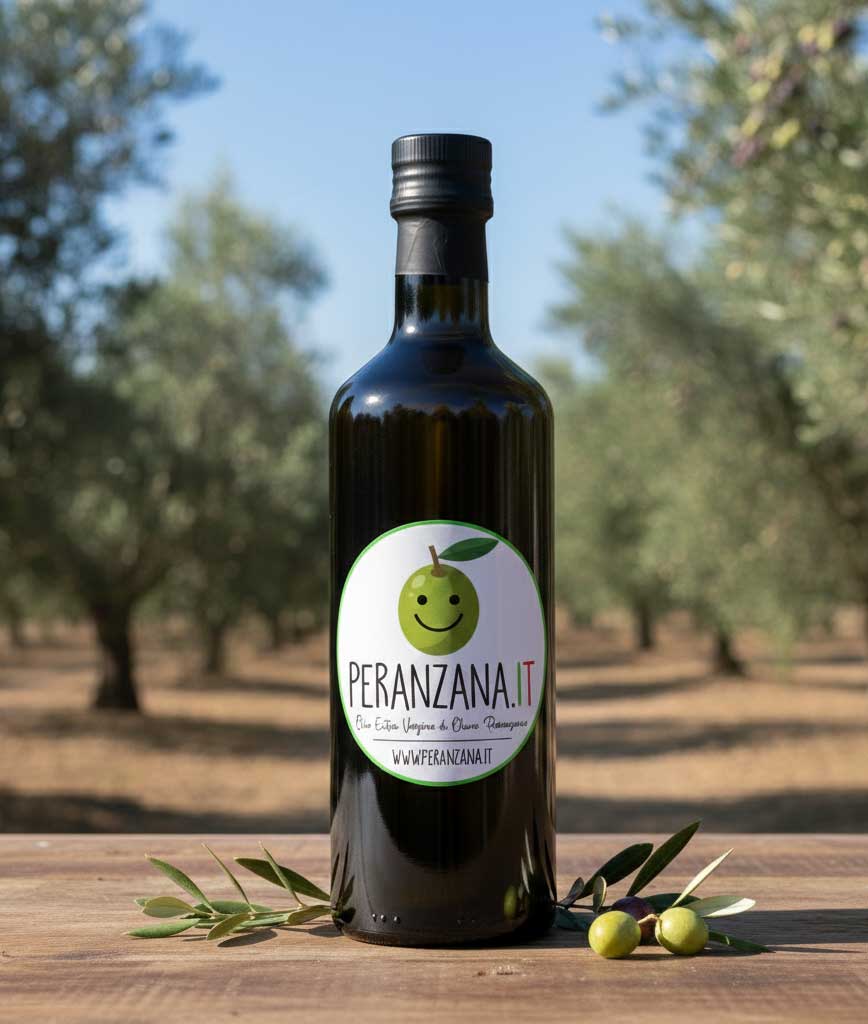 acquista bottiglia olio di oliva peranzana