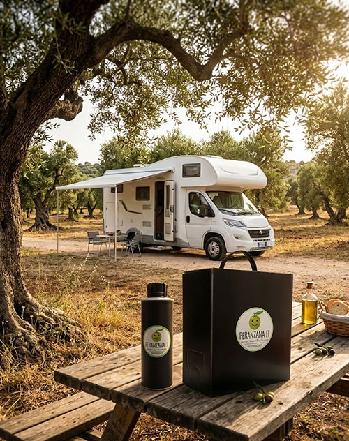 Olio extra vergine di Oliva per camperisti